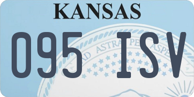 KS license plate 095ISV