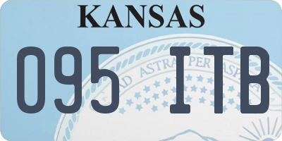 KS license plate 095ITB