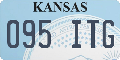 KS license plate 095ITG