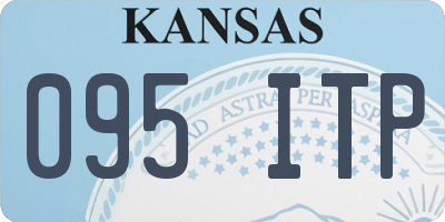 KS license plate 095ITP