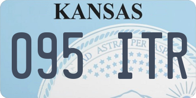 KS license plate 095ITR