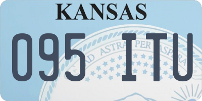 KS license plate 095ITU