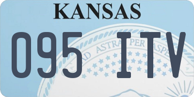 KS license plate 095ITV
