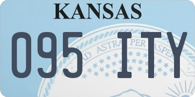 KS license plate 095ITY