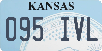 KS license plate 095IVL