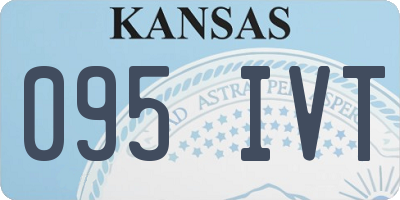 KS license plate 095IVT