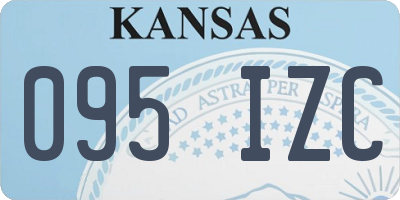 KS license plate 095IZC