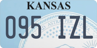 KS license plate 095IZL