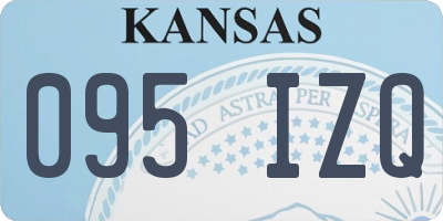 KS license plate 095IZQ