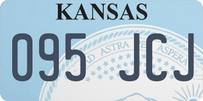 KS license plate 095JCJ