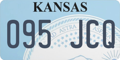 KS license plate 095JCQ
