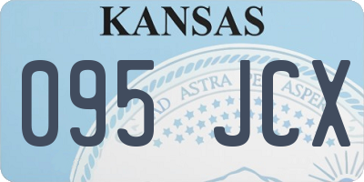 KS license plate 095JCX