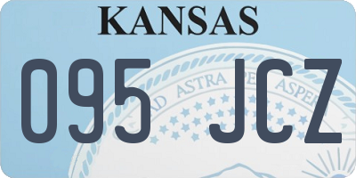 KS license plate 095JCZ