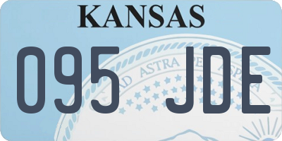 KS license plate 095JDE