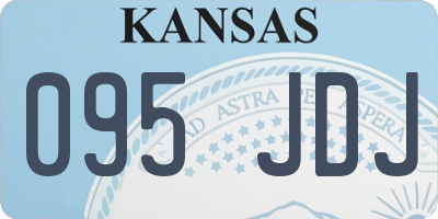 KS license plate 095JDJ