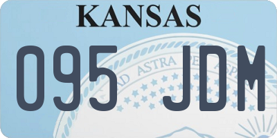 KS license plate 095JDM