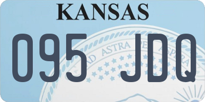 KS license plate 095JDQ