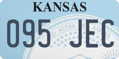 KS license plate 095JEC