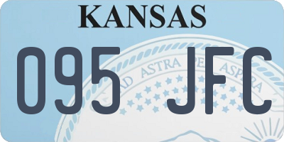 KS license plate 095JFC