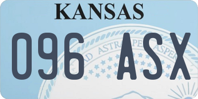 KS license plate 096ASX