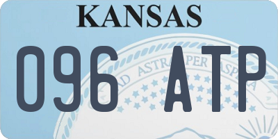 KS license plate 096ATP