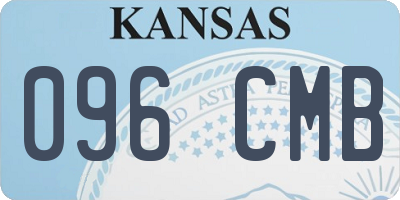KS license plate 096CMB