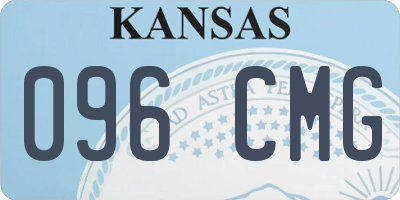 KS license plate 096CMG