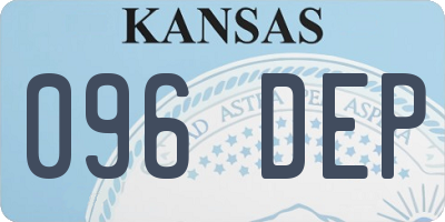 KS license plate 096DEP