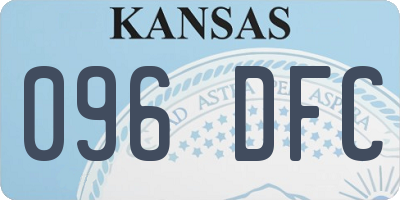 KS license plate 096DFC