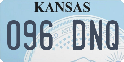 KS license plate 096DNQ