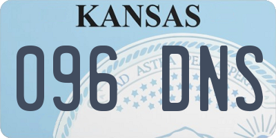 KS license plate 096DNS