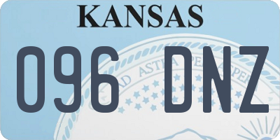 KS license plate 096DNZ