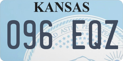 KS license plate 096EQZ