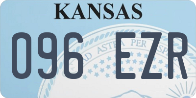 KS license plate 096EZR