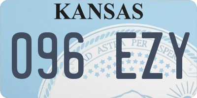 KS license plate 096EZY