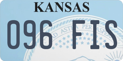 KS license plate 096FIS