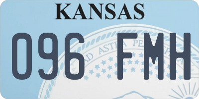 KS license plate 096FMH
