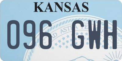 KS license plate 096GWH