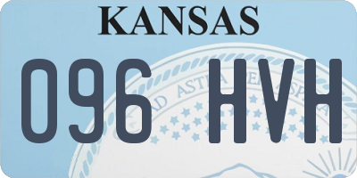KS license plate 096HVH