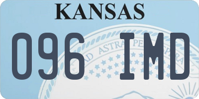 KS license plate 096IMD