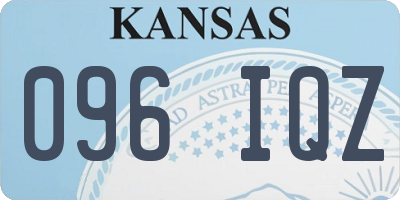 KS license plate 096IQZ
