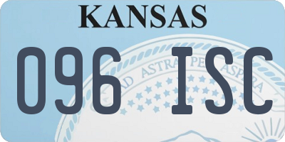 KS license plate 096ISC