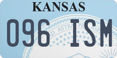 KS license plate 096ISM