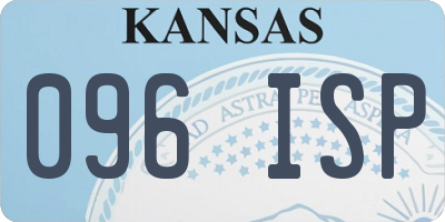 KS license plate 096ISP