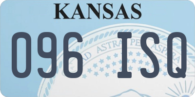KS license plate 096ISQ