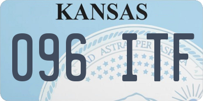 KS license plate 096ITF