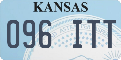 KS license plate 096ITT