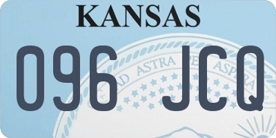 KS license plate 096JCQ