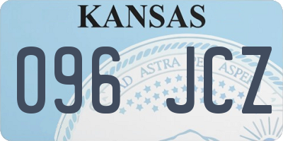 KS license plate 096JCZ