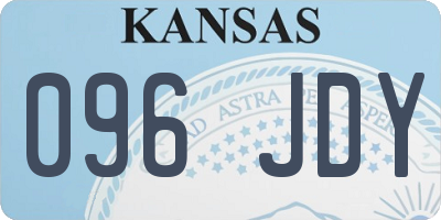 KS license plate 096JDY